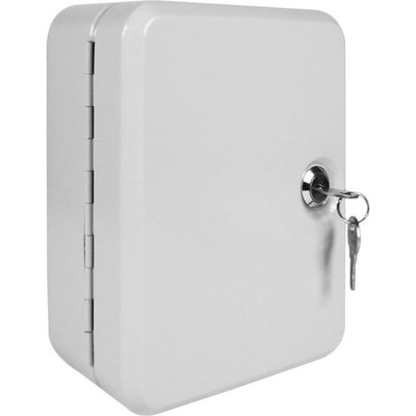 Petit coffre-fort Armoire en métal de sécurité verrouillable, boîte d'armoire à clés de sécurité à domicile 20 étiquettes Fobs Wall Mount Property Management Company (1/5)