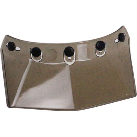 Visière universelle à 5 boutons-pression pour casque de moto à visage ouvert, capuchon rabattable avec langue (1/5)