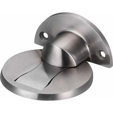 Butée de Porte Magnétique en Acier Inoxydable 304, Support de Porte de Bureau de Restaurant d'hôtel à la Maison Door Stop-Argent Brossé (1/4)