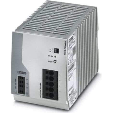 Alimentation pour rail DIN Phoenix Contact, série TRIO-PS-2G/3AC/24DC/40, 24V c.c.out 40A, 960W ( Prix pour Boîte de 1 )