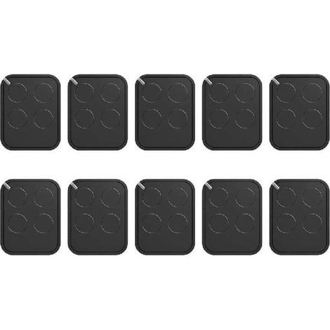 Télécommande universelle pour portail garage – Compatible NICE Era (ON2, ON4, FLO4RE), code roulant, lot de 10 pièces (1/4)