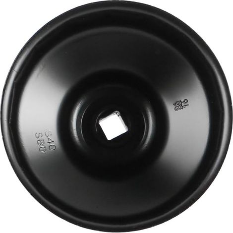 Clé à Filtre à Huile 86 mm 16 cannelures, Outil de Retrait de Douille de Tasse pour Le réglage de la Voiture Clé à Filtre à Huile 86 mm en Alliage d'aluminium avec placage de Surface (1/5)