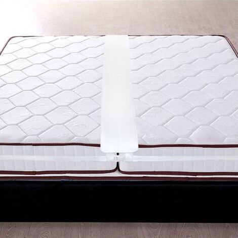 Pont d'amour pour matelas avec sangle de serrage [200 x 25], cale de matelas, remplissage d'espace, raccord de matelas pour familles et couples