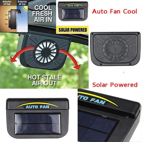 Ventilatore di scarico universale per auto, refrigeratore solare automatico per accessori di styling per camion.