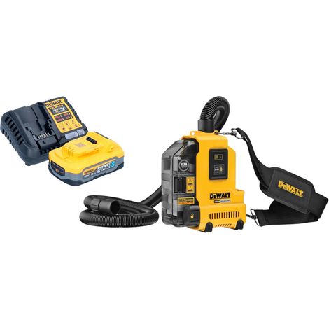 DeWalt DWH 161 H1 Extractor universal sin cable 18 V 0,21 l sin escobillas + 1x batería Powerstack 5,0 Ah + cargador (1/4)
