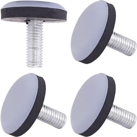 4x pied réglable téflon ajustable patin vérin vis poussoir butée (M6) (1/3)
