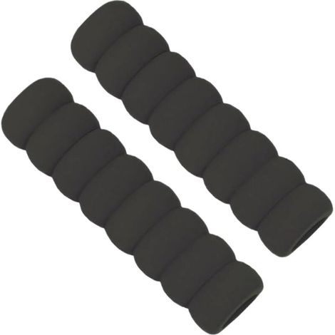 Antistatische Schaumstoff-Türstopper – 2er-Pack, 13,5 x 2 cm, schwarz – Effektiver Wandschutz für Innentüren