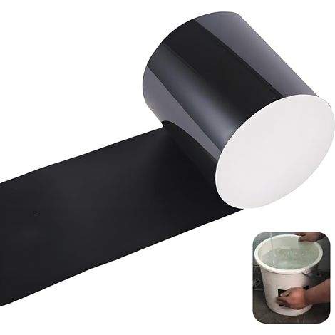 Ruban Adhésif de Réparation Résistant à l'Eau, 1,5 m - pour Piscines, Tentes, Étangs - Adhérence Forte, PVC et TPE, Largeur 10 cm (1/5)