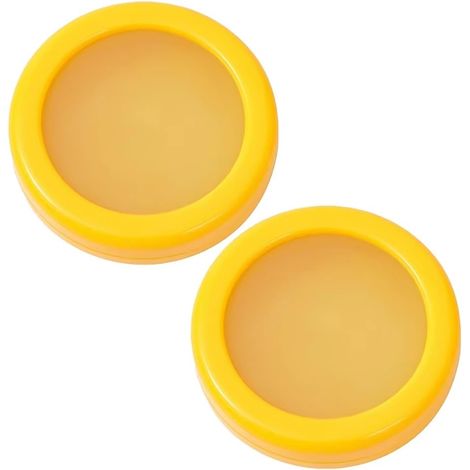 [MAI USATO]Contenitori in silicone per alimenti freschi - Conservatori per avocado, limone e pomodoro, accessori e gadget da cucina gialli (1/4)