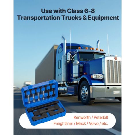 Extracteur de Fourche de Cardan pour les Camions et Équipements de Classes 6-8, Kit d'Outils de Démontage d’Étrier Automobile Compa… (1/5)