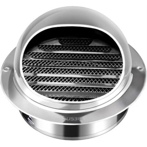 Hotte de ventilation en acier inoxydable 304, grille d'aération bombée, hotte aspirante respirante
