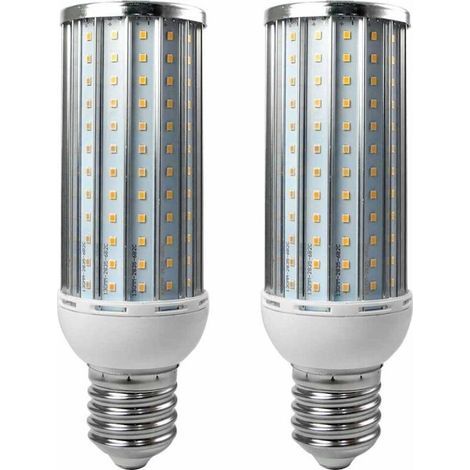 2 unidades de bombilla LED E40 50W, aleación de aluminio, blanco frío, 192 SMD 2835, AC 110/220V (1/3)