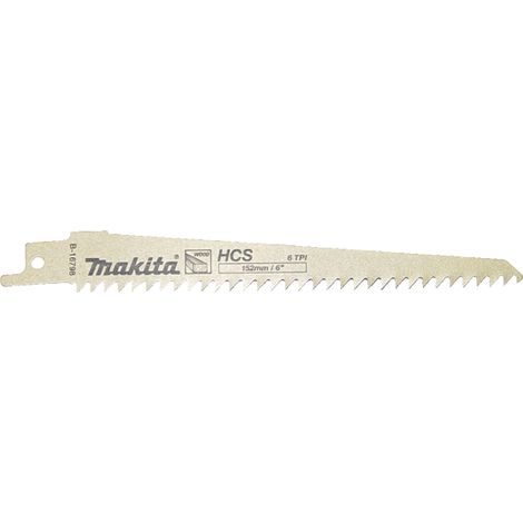 MAKITA B-16798 SIERRA DE SABLE HCS 152MM 6TPI 5PCS