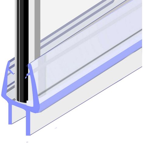 900 mm Glass Shower Door Rubber Seal Strip Gap 8 mm (1/2)