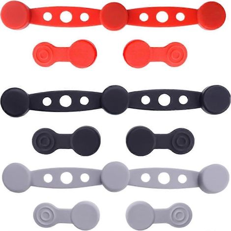 Ensemble de 3 pinces magnétiques en silicone pour papier sulfurisé dans la friteuse à air, pour une cuisson et une pâtisserie plus faciles et un nettoyage simplifié.-AquaForge (1/5)