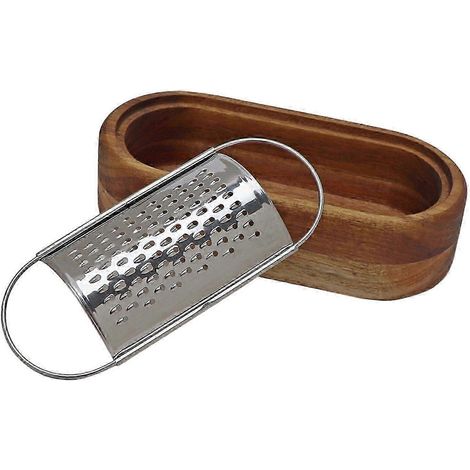Käsereibe mit Behälter, Käsereibe für Ingwer, Gemüse und Käse (1/5)