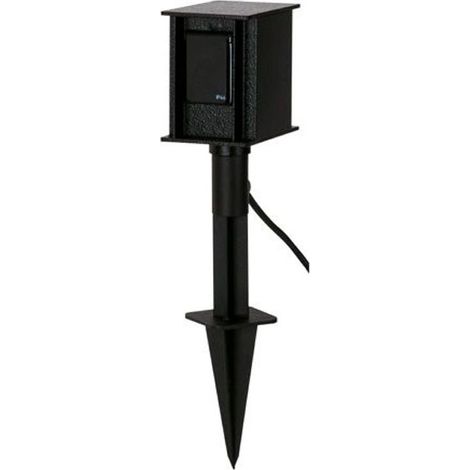 Albert Alerteur lumineux noir aluminium extérieur 80x40.5 cm (1/3)