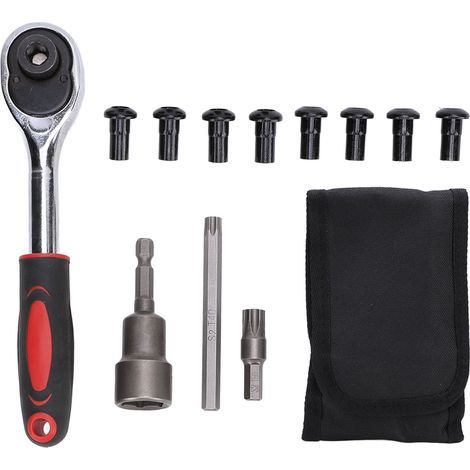 Ortviai Kit d’outils pour démontage/installation des portes rigides Jeep Wrangler JK/JKU/JL/JLU – Métal robuste, 12 pièces (1/5)