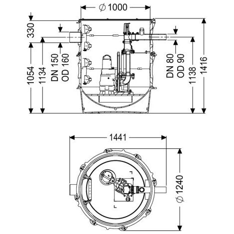 -Pumpstation Aquapump XL Tronic, GTF 2600-S1