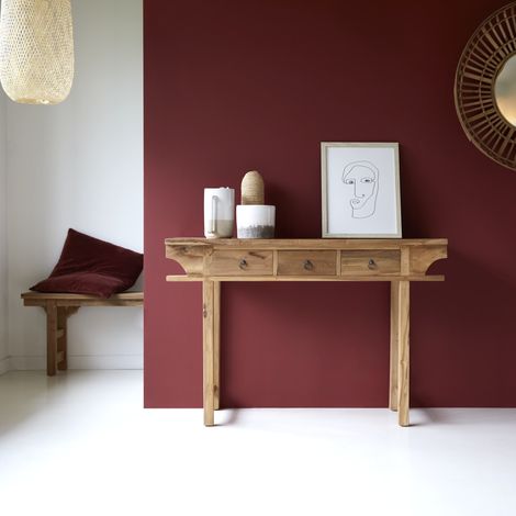 Console en bois de teck recyclé 115 Junie (1/5)