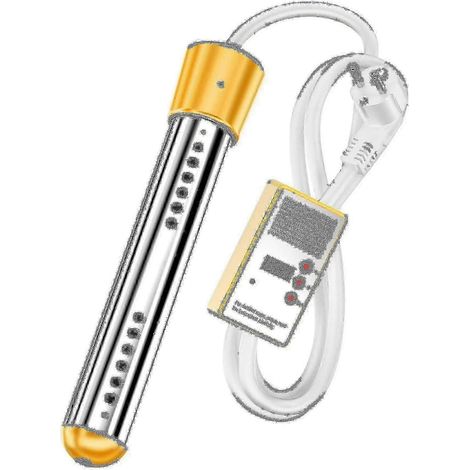 Chauffe-eau électrique à immersion en acier inoxydable de 3000 W, adapté aux baignoires et aux piscines. (1/2)