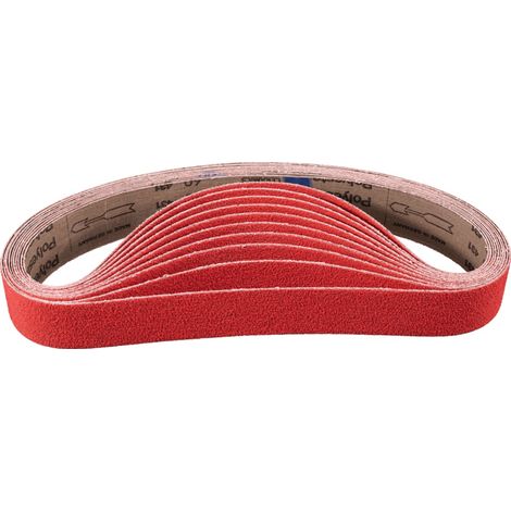 PFERD TOOLS Keramikkorn Schleifband BA 40x820 mm CO-COOL60 für Edelstahl-Schliff mit Rohrbandschleifer 10 Stk (1/5)
