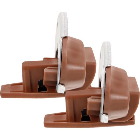 Lot de 2 glissières tiroir à fixation centrale, accessoires en et pour (1/5)