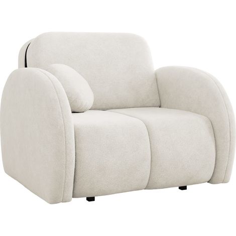Fauteuil Citral I, Velo 621, 85x102x103cm, Tissu, Pieds: Bois, 0, Mobilier déjà assemblé