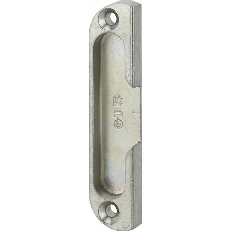 Gâche centrale encastrable réversible pour porte d'entrée bois – Acier FerGuard® – Dimensions 85x18x9mm – Installation facile à droite/gauche – Ferco By Thirard