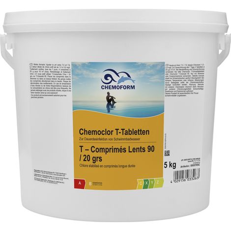 Chemoform Chemoclor T-Tabletten 20 g Chlortabletten zur Dauerdesinfektion 5 kg