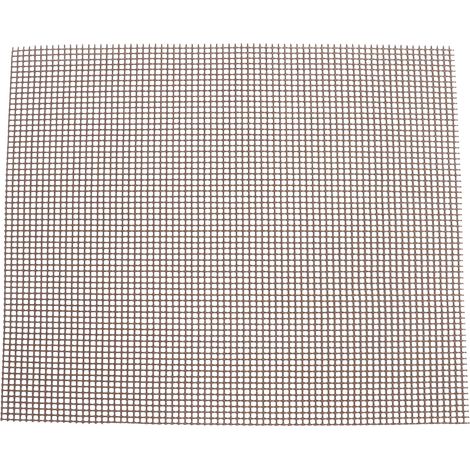 Plaque de cuisson antiadhésive de qualité alimentaire, tapis de cuisson multifonctionnel pour barbecue en extérieur (marron 33x40cm)