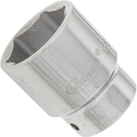VIGOR Steckschlüsseleinsatz, 3/4 (20 mm) Vierkant hohl, Außen Sechskant Profil, SW 36 mm (1/2)