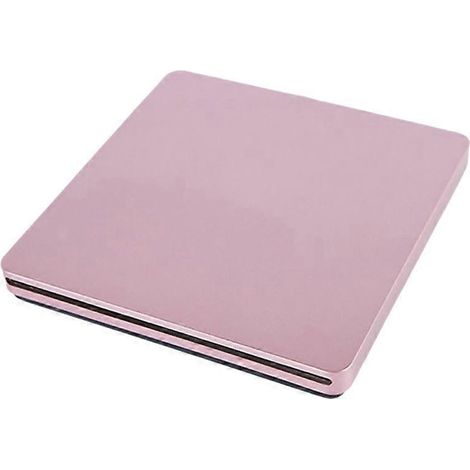 Lecteur DVD externe USB 2.0 portable rose (1/5)