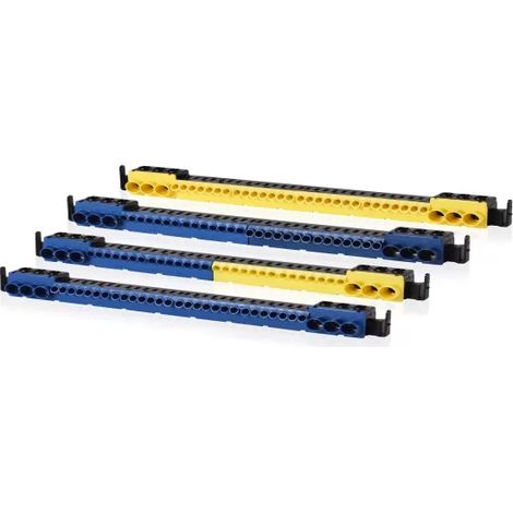 F-Tronic 9910010 Steckklemme Blau, Gelb Leiter-Typ = N, PE (1/2)