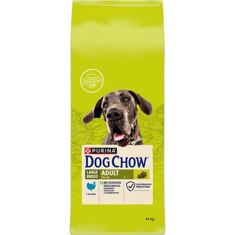 PURINA DOG CHOW ADULT TAGLIA GRANDE Tacchino 14KG (1/5)