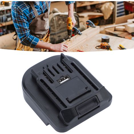 Adaptateur/convertisseur de batterie Worx 20V Max 4 broches vers Worx 20V Max 5 broches avec USB (1/5)