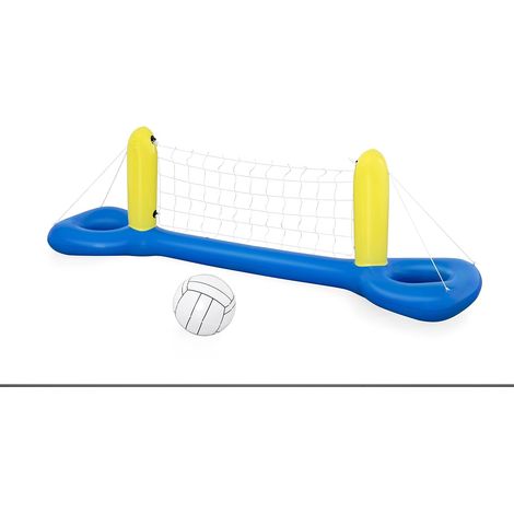 Floating volleyball net with ball 244 x 64 cm (1/4)