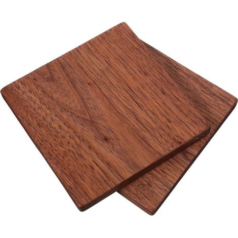 INOOMP Set aus 2 massiven Walnussholzplatten für Holzschnitzprojekte, mit einzigartiger Maserung und u (1/5)