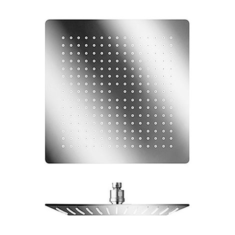 Pomme De Douche Sandwich Inox Carre Chromé - CRISTINA ONDYNA PD96351 (1/2)