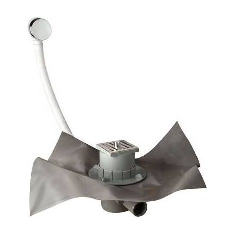 SET POUR BAIGNOIRE « NO LIMITS » AVEC GRILLE, FEUILLE ET TROP-PLEIN