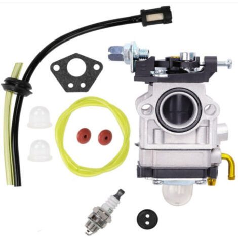 Vergaser-Reparatursatz für 52ccm, 49ccm und 43ccm Freischneidermotoren, inklusive Zündkerze und Kraftstofffilter. (1/4)
