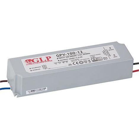 Transfo pour agent lumineux 12V, 0-100 Watts, IP67 (1/5)