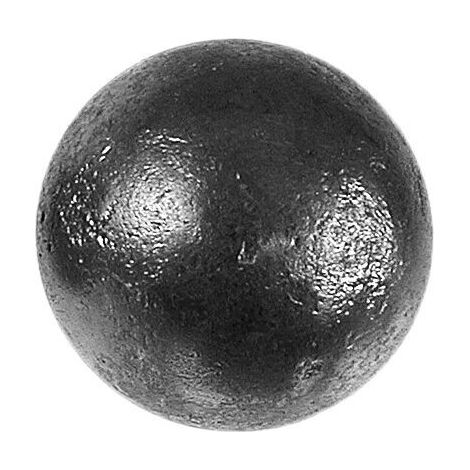 Boule creuse de diamètre Ø50mm et épaisseur 3mm - Non percée - Fer forgé à souder - (1/5)