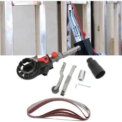 Accessoires de conversion pour meuleuse d'angle de 15 mm de large en ponceuse à bande (1/5)