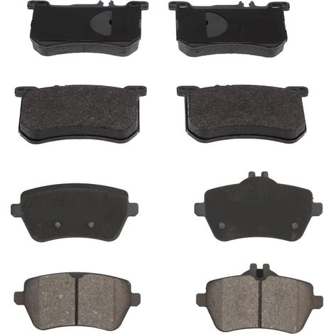KIT PASTIGLIE FRENO ANTERIORI E POSTERIORI compatibile con MINI (R56) / PASTIGLIE FRENANTI AUTO OEM P 06 034,P 06 052 P 06 103 / SOSTITUZIONE DIRETTA / BASSA POLVERE / SILENZIOSO (1/4)