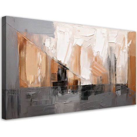 Wandbild für das Wohnzimmer Abstraktion Geometrische Formen 80x40 cm (1/5)