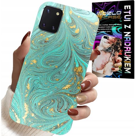 Funda para Samsung Galaxy A81 - Diseño de mármol + cristal templado (1/5)
