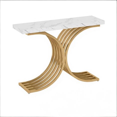Table d’entrée au design élégant, table d’appoint, console robuste