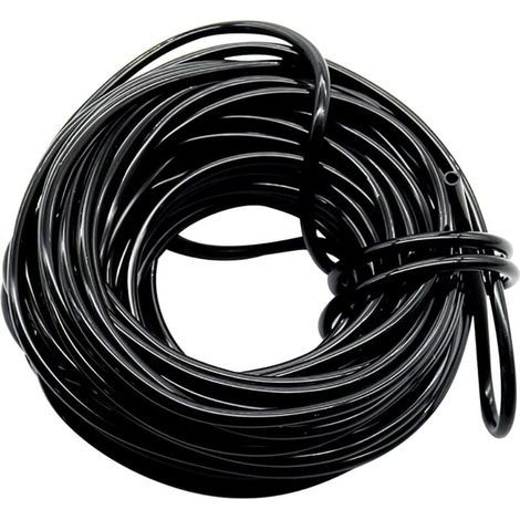 Tuyau d'irrigation Goutte à Goutte 4mm/7mm Noir 30m pour Système Arrosage Jardin (1/4)