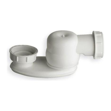 Cristina Ondyna – Siphon de vidage baignoire orientable – Diamètre de sortie 40mm – Longueur 600mm – Pour installations sanitaires – VS40000